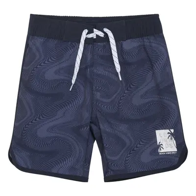 Fiú fürdőruha COLOR KIDS Swim Long Shorts, AOP, vintage indigo