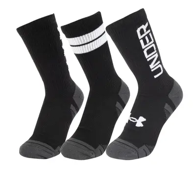 Zokni UNDER ARMOUR 3 PACK-UA Perf Tech Nov Crew-BLK