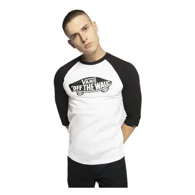 Férfi póló 3 4-es ujjal VANS STYLE 76 RAGLAN White