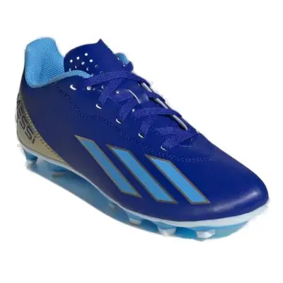 Fiú kültéri futballcipő ADIDAS X Crazyfast Messi Jr FG lucid blue blue burst cloud white