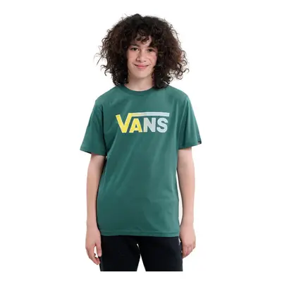 Fiú rövid ujjú póló VANS BY CLASSIC LOGO FILL BOYS-Green