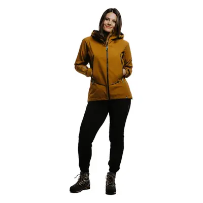 Női túra softshell kabát NORTHFINDER DELORIS-520-mustard