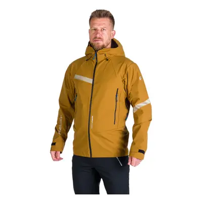 Férfi túra softshell kabát NORTHFINDER GEOFFREY-520-mustard