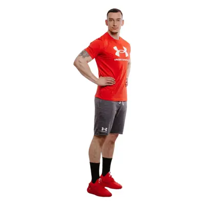 Rövid ujjú férfi póló UNDER ARMOUR UA SPORTSTYLE LOGO UPDATE SS-RED