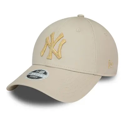 Női sapka NEW ERA 940W MLB Wmns metallic logo 9forty NEYYAN beige