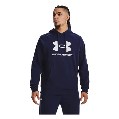 Hőszigetelt kapucnis férfi pulóver UNDER ARMOUR UA Rival Fleece Logo HD-NVY