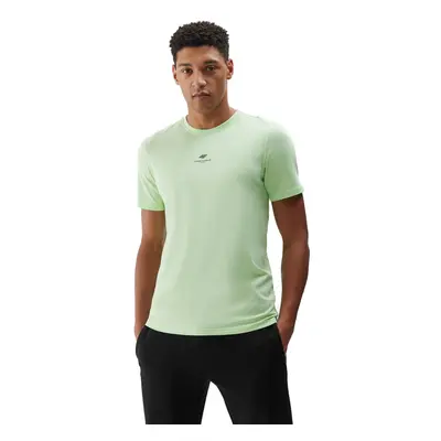 Rövid ujjú férfi póló 4F TSHIRT-4FWSS24TTSHM1282-42S-LIGHT GREEN