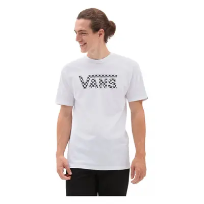 Rövid ujjú férfi póló VANS CHECKERED Tee-B White Black