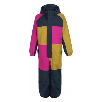 Lány téli overál COLOR KIDS Coverall colorblock, AF 10.000, festival fuchsia