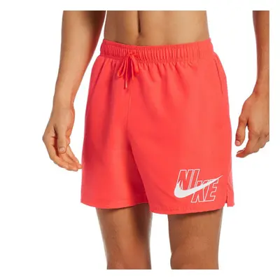 Férfi fürdőruha NIKE SWIM Logo Lap 5 inch-631- Bright Crimson