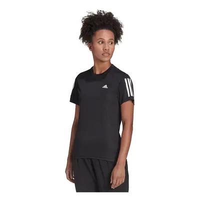 Rövid ujjú női futópóló ADIDAS Wms Own The Run T-Shirt Black