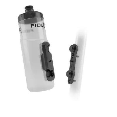 Kerékpáros palack FIDLOCK TWIST SET Clear 600ml - Base on frame