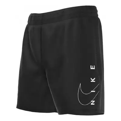 NIKE SWIM-Split Logo Lap 4 inch -001-Black Fekete S