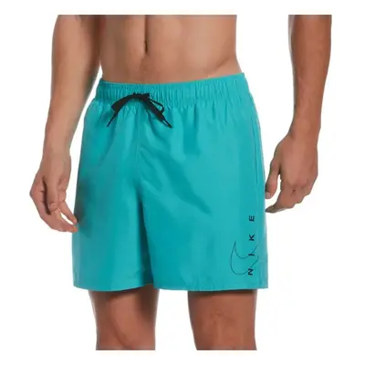 Férfi fürdőruha NIKE SWIM Swoosh Break 5 inch-339-Washed teal