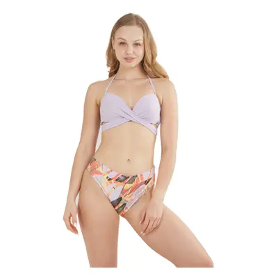 Női fürdőruha FUNDANGO Lola Twisted Top-333-soft lilac