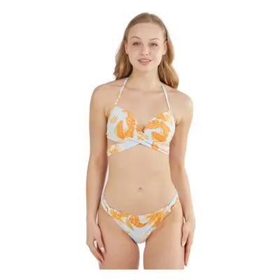 Női fürdőruha FUNDANGO Lola Twisted Top-265-soft orange