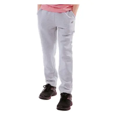 Lányok melegítőnadrágja 4F JUNIOR GIRLS TROUSERS JSPDD002A 27M-Grey