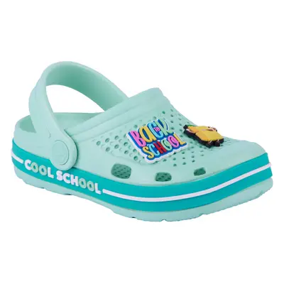 Lányok crocs (rekreációs lábbeli) COQUI Lindo + Amulet light mint turquoise