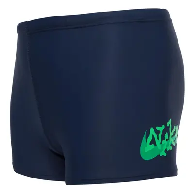 Fiú fürdőruha NIKE SWIM Scribble Square Leg-440-Midnight Navy