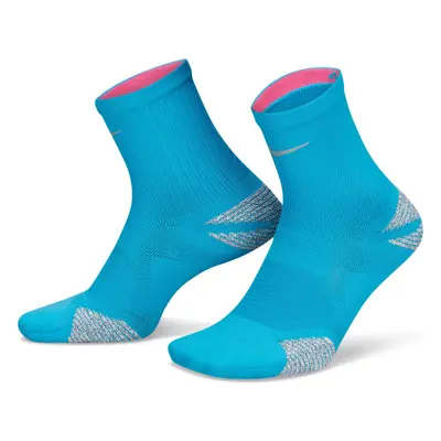 Női zokni NIKE U GRIP RACING ANKLE -LASER BLUE HYPER PINK REFLECTIVE