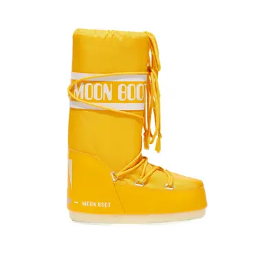 Női magas téli csizma MOON BOOT Icon Nylon yellow