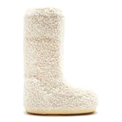 Női magas téli csizma MOON BOOT Icon Faux Curly cream