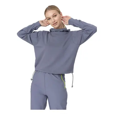 Női kapucnis pulóver 4F WOMENS SWEATSHIRT BLD021-25S-GREY