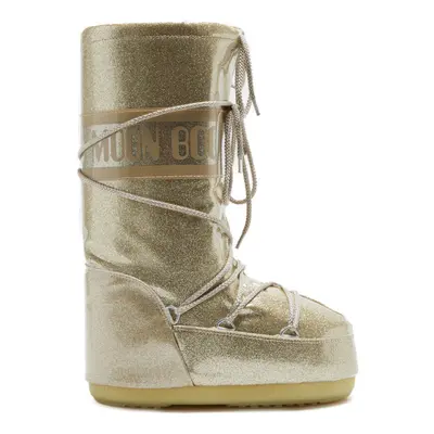 Női magas téli csizma MOON BOOT Icon Glitter gold