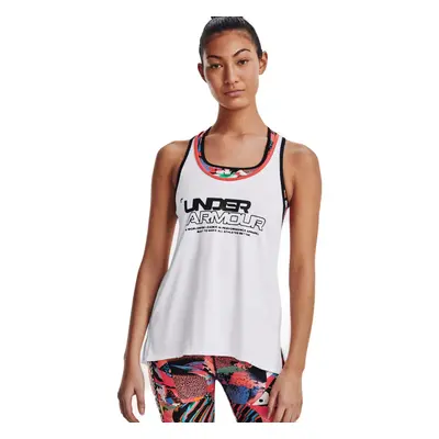 Női edzőcipő UNDER ARMOUR Knockout Tank CB Graphic-WHT