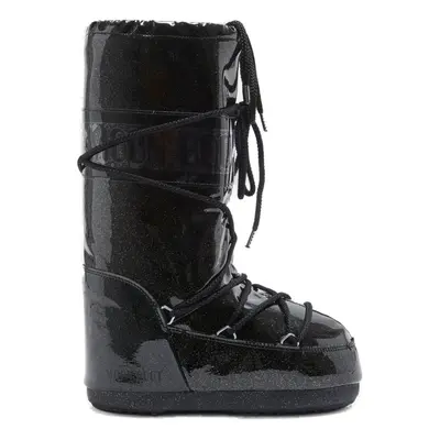 Női magas téli csizma MOON BOOT Icon Glitter black