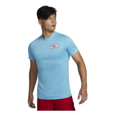 Rövid ujjú férfi edzőing NIKE M NK DF TEE RLGD BODY SHOP 2-Turquise