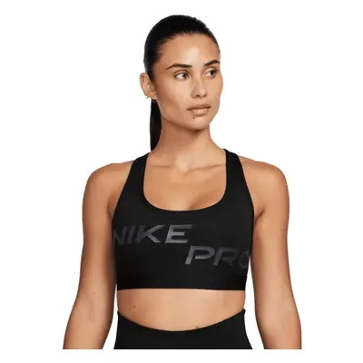 Női edző sportmelltartó NIKE W PRO DF SWSH LGT SPT GRX BRA-FN2749-010-black