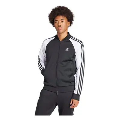 Férfi pulóver cipzárral ADIDAS ORIGINALS SST TT-IK7025-black white white