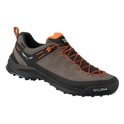 Férfi alacsony túracipő teljes bőrből SALEWA Wildfire Leather GTX brown bungee cord black