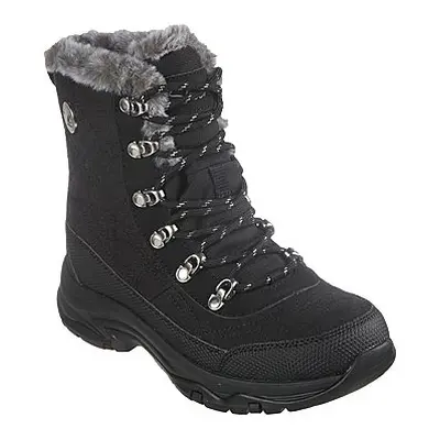 Női téli bokacsizma SKECHERS Trego Cold Blues black