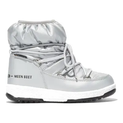 Junior téli csizma alacsony MOON BOOT JR GIRL LOW NYLON, silver