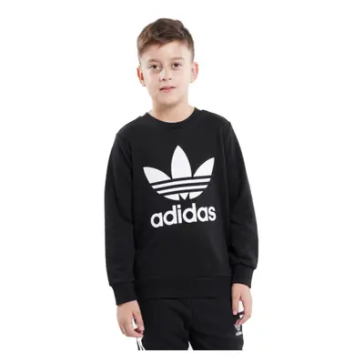 Junior pulóver ADIDAS ORIGINALS TREFOIL CREW-ED7797-black white