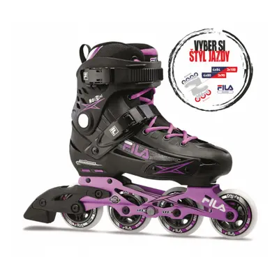 Női görkorcsolya FILA SKATES MADAME HOUDINI BLACK VIOLET