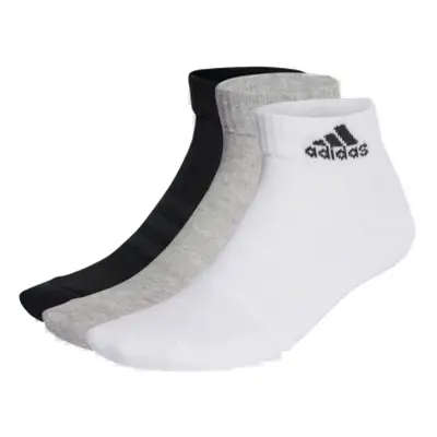 Zokni ADIDAS C SPW ANK 3P-3 pack-MGREYH WHITE BLACK