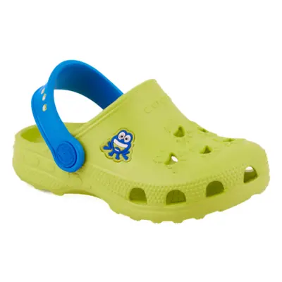 Fiú crocs (rekreációs lábbeli) COQUI Little Frog citrus sea blue