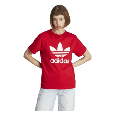 Rövid ujjú női póló ADIDAS ORIGINALS TREFOIL TEE-IK4038-better scarlet