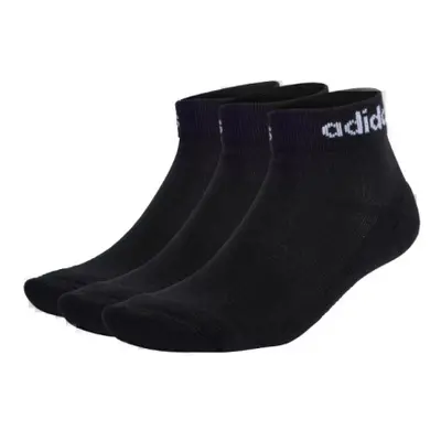 Zokni ADIDAS C LIN ANKLE 3P-3 pack-BLACK WHITE