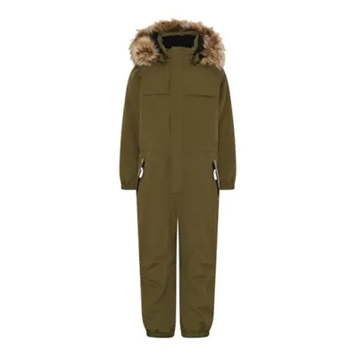 Fiú téli overál COLOR KIDS Coverall w.fake fur, AF 20.000, dark olive 740658.9526