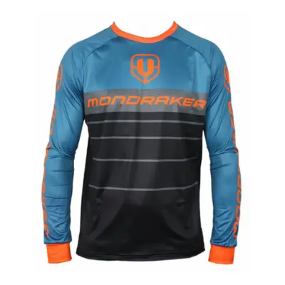 Hosszú ujjú kerékpáros mez MONDRAKER Enduro -Trail - Jerseylong - black petroleum orange