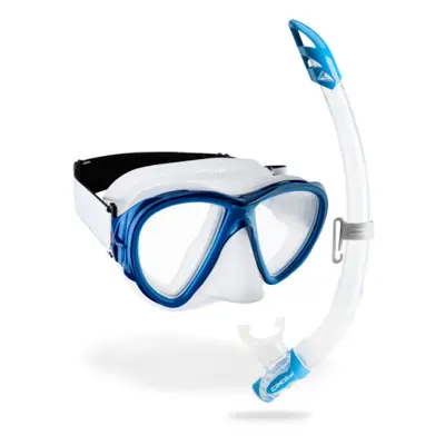 Búvár snorkeling készlet CRESSI FIJI + GAMMA COMBO CLEAR BLUE