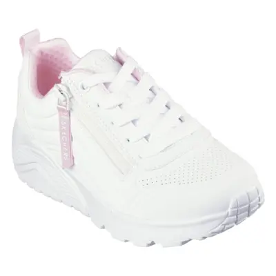 Lányok szabadidős cipők SKECHERS Uno Lite Easy Zip white