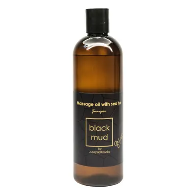 Masszázs olaj BLACKMUD Massage oil with sea lye Juniper by Juraj Slafkovsky 350 ml