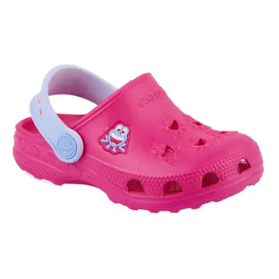 Lányok crocs (rekreációs lábbeli) COQUI Little Frog light fuchsia candy blue