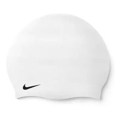 Plavecká čiapka NIKE SWIM SOLID SILICONE CAP WHITE