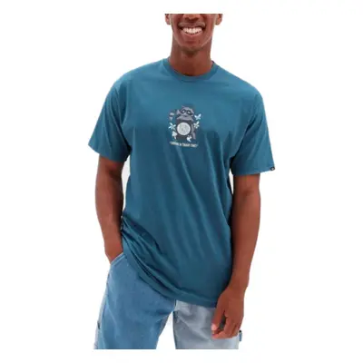 Rövid ujjú férfi póló VANS THRIVING RACCOON SS TEE-TEAL